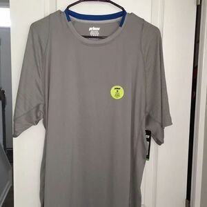 New Gray PRINCE UV protection tennis t shirt men’s